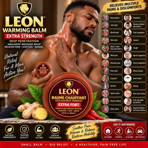 LEON Extra Fort Warming Balm – Deep Massage & Soothing Relief 25ml
