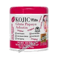 Kojic White Gluta Papaya Arbutin Pure Herbal Whitening Soap 50g