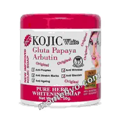 Kojic White Gluta Papaya Arbutin Pure Herbal Whitening Soap 50g
