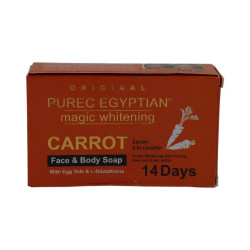 Purec Egyptian Magic Whitening Carrot Soap – Face & Body with L-Glutathione