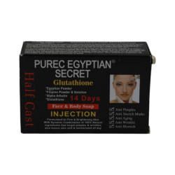 PUREC Egyptian Secret Glutathione Halfcast Injection Soap – Face and Body
