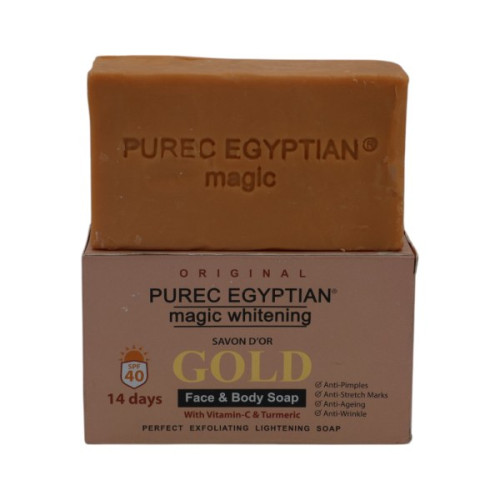 Purec Egyptian Magic Whitening Gold Soap β Face & Body Purec Egyptian Magic Whitening Gold Soap β Face & Body