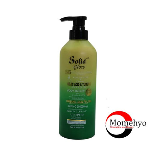 Solid Glow Kojic Acid & Turmeric Organic Skin Polish 500ml