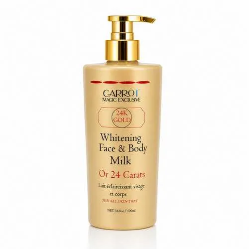 Carrot Magic Exclusive 24K Gold Whitening Face & Body Milk 500ml