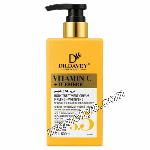 Dr Davey Vitamin C + Turmeric Firming & Whitening Body Treatment Cream 500ml