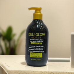 Deli Glow Halfcast Whitening Body Lotion – Dark Knuckle Remover Face & Body Lotion