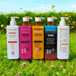 MC Express White Turmeric 100% Turmeric with Honey Face & Body Lotion SPF 50 – Brightening, Moisturizing & Anti-Aging