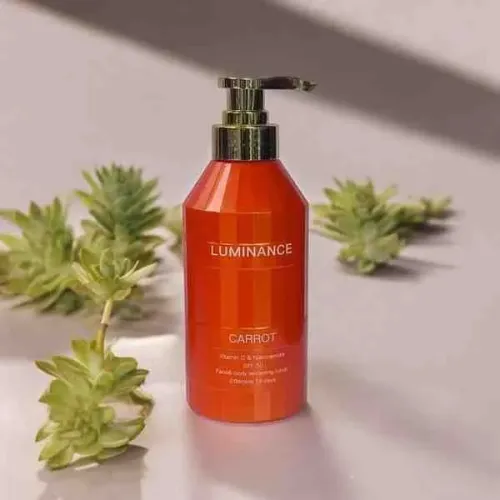 Luminance Carrot Lotion with Vitamin C, Niacinamide, and SPF 50