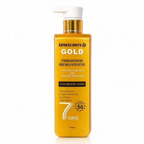 MC Express White 24K Gold Whitening Body Milk 400ml – Face & Body Lotion