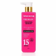 MC Express White Pure Organic Strong Whitening Body Milk 400ml – 15 Days Face & Body Lotion
