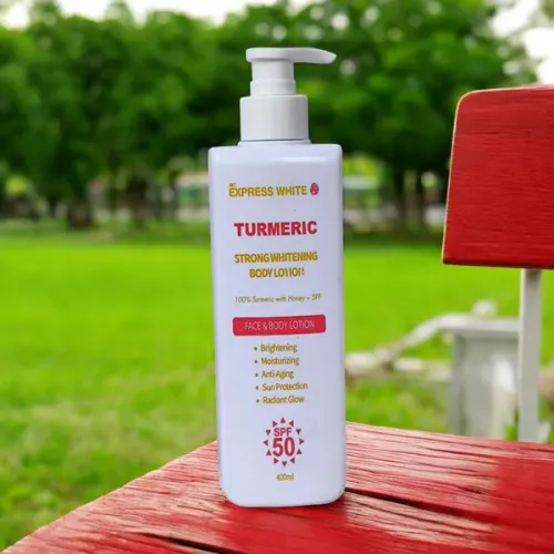 MC Express White Turmeric Strong Whitening Body Lotion 100% Turmeric with Honey + SPF 50 β Face and Body 400ml MC Express White Turmeric Strong Whitening Body Lotion 100% Turmeric with Honey + SPF 50 β Face and Body 400ml