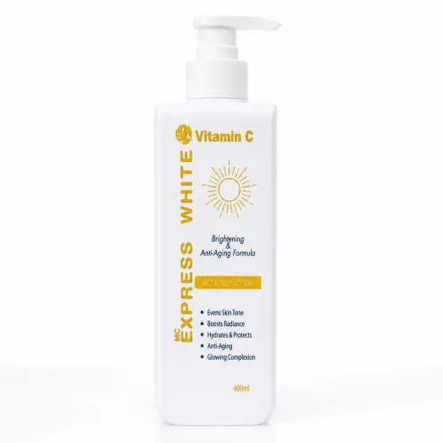 MC Express White Vitamin C Brightening & Anti-Aging Face and Body Lotion – Radiant Glow & Even Skin Tone