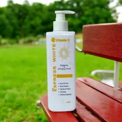 MC Express White Vitamin C Brightening & Anti-Aging Formula Face and Body Lotion – 400ml