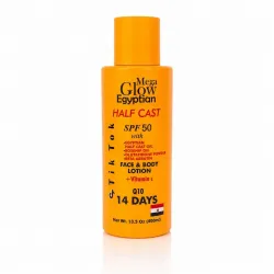Mega Glow Egyptian Half Cast SPF 50 Face & Body Lotion with Vitamin C 400ml