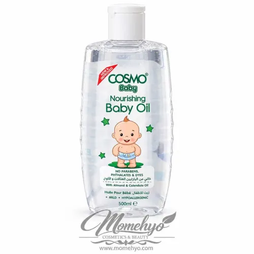 Cosmo Baby Nourishing Baby Oil with Almond & Calendula Oil 500ml