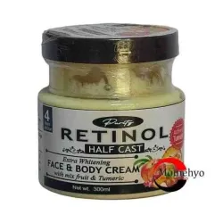 Retinol Halfcast Extra Whitening Face and Body Cream 300ml