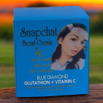 Snapchat Facial Cream Blue Diamond – Extra White, Anti-Stain, Anti-Wrinkle, Glutathione + Vitamin C