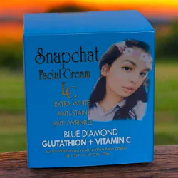 Snapchat Facial Cream Blue Diamond – Extra White, Anti-Stain, Anti-Wrinkle, Glutathione + Vitamin C