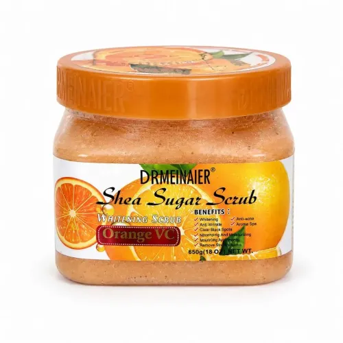 DR MEINAIER Shea Sugar Scrub Orange VC Whitening Scrub 650g