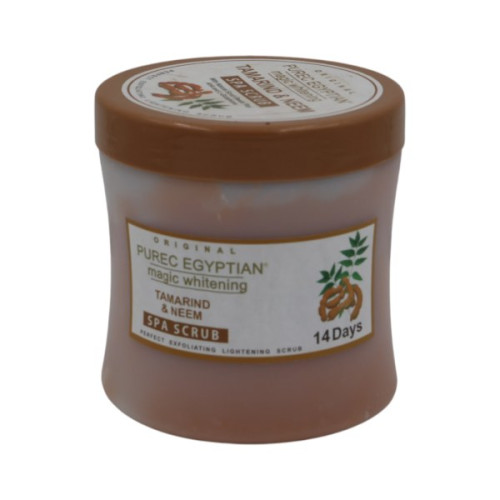 Purec Egyptian Magic Whitening Tamarind & Neem Spa Scrub β 14 Days Result Purec Egyptian Magic Whitening Tamarind & Neem Spa Scrub β 14 Days Result
