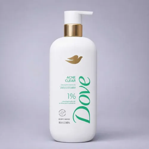 Dove Acne Clear Birch Cucumber 1% Salicylic Acid Body Wash 547ml