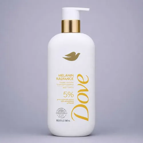 Dove Melanin Radiance 5% Pro-Ceramide Serum with Nourishing Oil Blend Body Wash 547ml