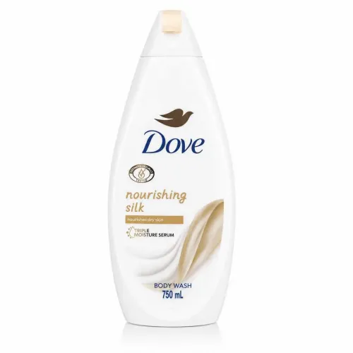 Dove Nourishing Silk Triple Moisture Serum Body Wash 750ml