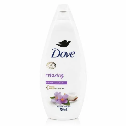 Dove Relaxing Jasmine & Coconut Milk Triple Moisture Serum Body Wash 750ml