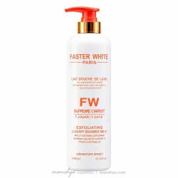 Faster White Paris FW Supreme Carrot Exfoliating Luxury Shower Milk 1000ml