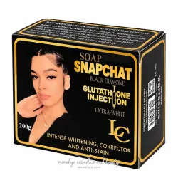 Snapchat Black Diamond Glutathione Injection Extra White Soap 200g