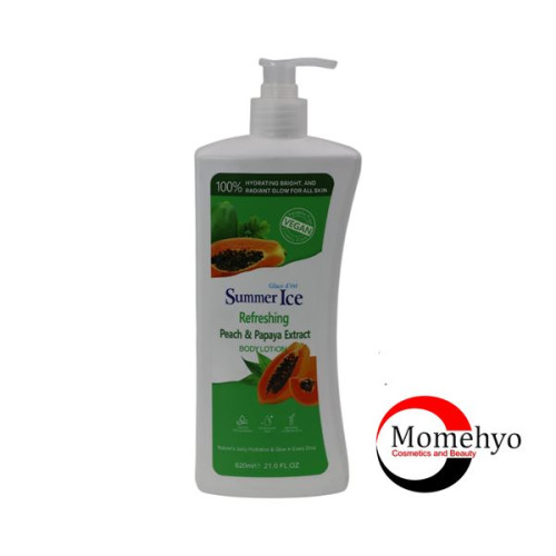 Summer Ice Refreshing Peach & Papaya Hydrating Body Lotion – Brightening & Radiant Glow